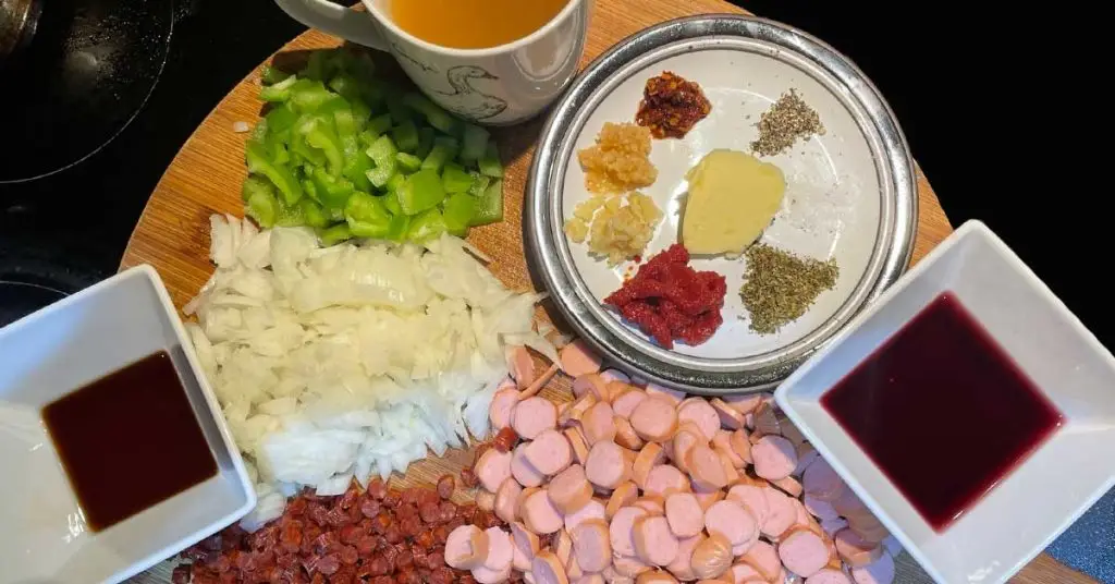 Polish breakfast ingredients